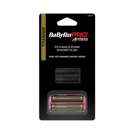 Babyliss Pro Titanium Shaving Head For Chameleonfx Complete Shaver Foil & Cutter With 2 Heads
