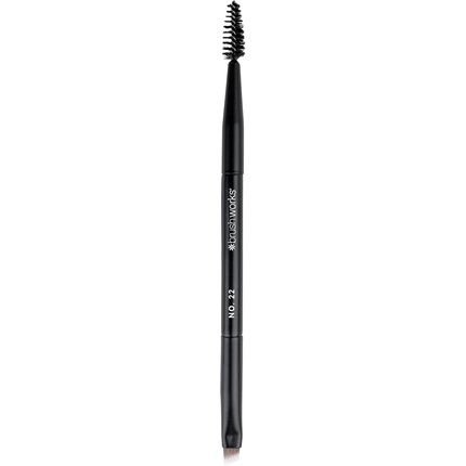 Brushworks No. 22 Double Ended Brow Brush And Spoolie