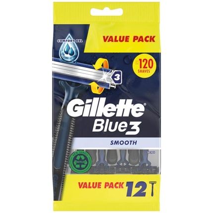 Gillette Blue3 Disposable Razors 12 Pack