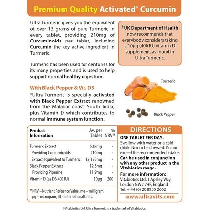 Ultra Turmeric 60 Tablets