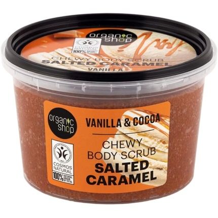Organic Shop Salted Caramel Chewy Body Scrub With Vanilla And Cocoa 250Ml