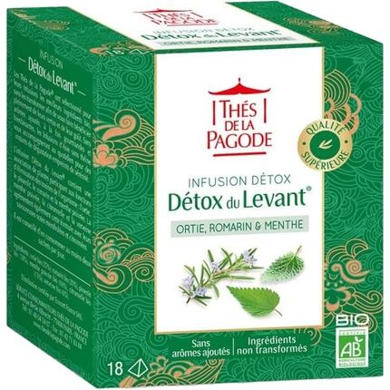 Pagoda Teas Organic Levant Detox Infusion 18 Bags
