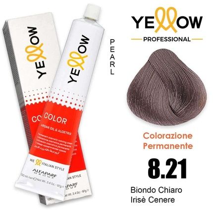 Yellow Alfaparf Yellow Color Permanent 8.21 100Ml