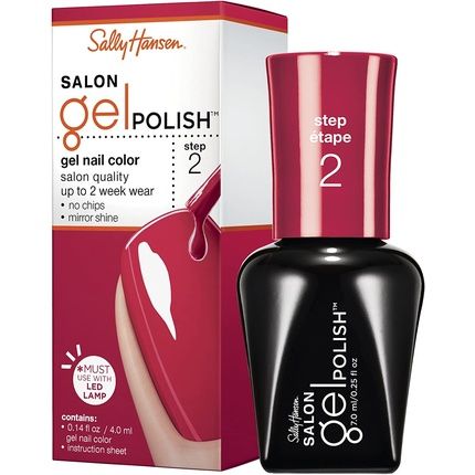 Sally Hansen Salon Pro Gel Red My Lips 0.14 Fluid Ounce