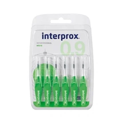 Interprox Green Micro Interdental Brushes 6 Pieces