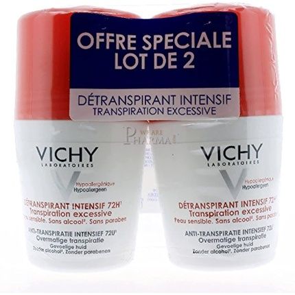Vichy 72 Hours Excessive Transpiration Deodorant Roll-On 100Ml