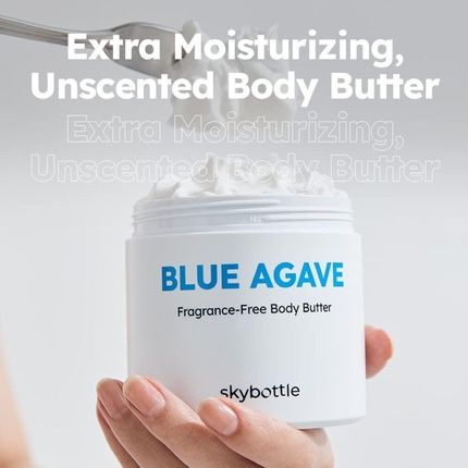 Skybottle Fragrance Free Blue Agave Body Butter Moisture Repair Body Cream