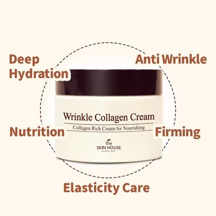The Skin House Wrinkle Collagen Cream 50Ml 1.69 Fl.Oz. Nourishing And Moisturizing Cream Anti-Aging Collagen And Deep Moisture - Image 3