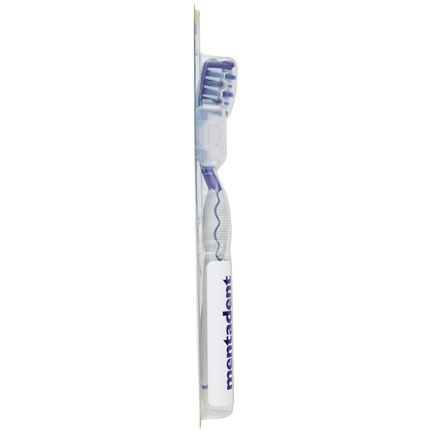 Mentadent White System Medium Toothbrush With Cover