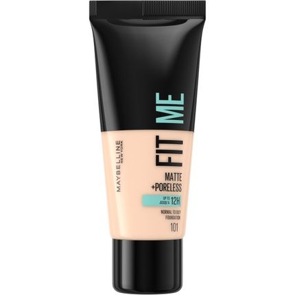 Maybelline Fit Me Matte & Poreless Foundation - 101 True Ivory, 30Ml