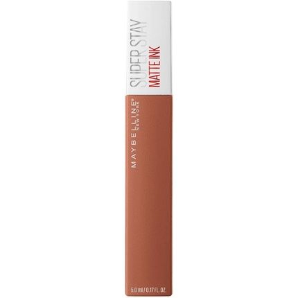Maybelline Superstay Matte Ink Longlasting Liquid Nude Lipstick Up To 12 Hour Wear Non Drying 75 Fighter