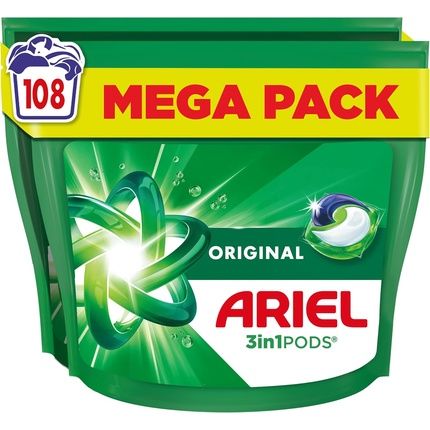 Ariel All-In-1 Pods Laundry Detergent Capsules 108 Washes