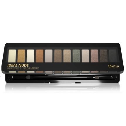 Delia Color Master Ideal Nude Eyeshadow Palette 01 - 12 Shades