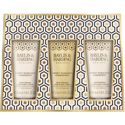 Baylis & Harding Sweet Mandarin & Grapefruit Indulgent Hand Trio Gift Set - Vegan Friendly