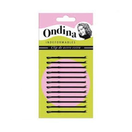 Eurostil Ondina 70Mm Black Hair Clips