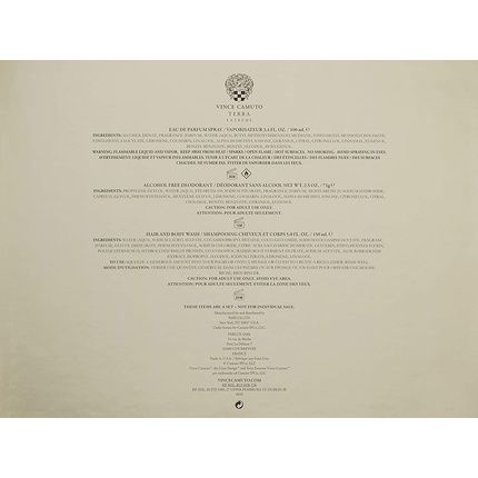 Vince Camuto Terra Extreme Eau De Parfum Spray Cologne For Men Gift Set Brown - Image 3