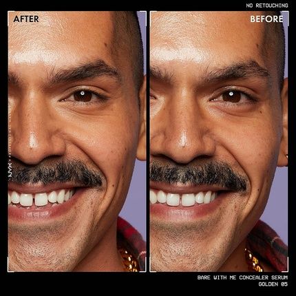 Nyx Professional Makeup Bare With Me Concealer Serum Natural Medium Coverage 9.6Ml 05 Golden - Image 3