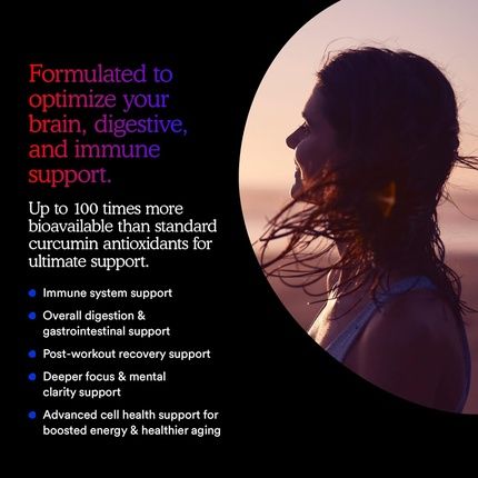 Mitoq Curcumin Advanced Coq10 Antioxidant With Mitoquinol Mesylate & Super - Image 3