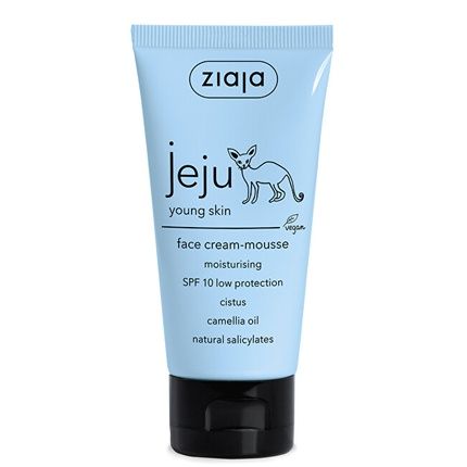 Ziaja Jeju Young Skin Moisturising Face Cream Mousse With Spf10 50Ml