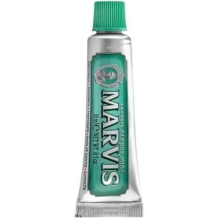 Marvis Classic Strong Mint Toothpaste With Mint Flavor 10Ml