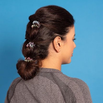 Invisibobble Power Colourful Magic Rainbow Spiral Hair Bobbles - Image 3