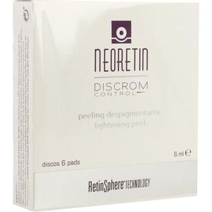 Neoretin Exfoliating Skin Pads Discrom Control Lightening Peel Pads 6 Pieces