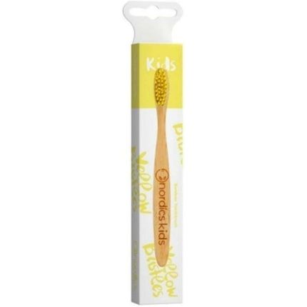 Nordics Organic Care Eco Toothbrush For Kids Bamboo With Yellow Bristles