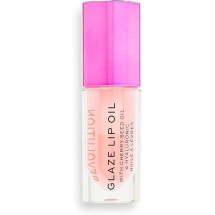 Revolution Beauty London Glaze Lip Oil Nourishing Glam Pink 4.6Ml