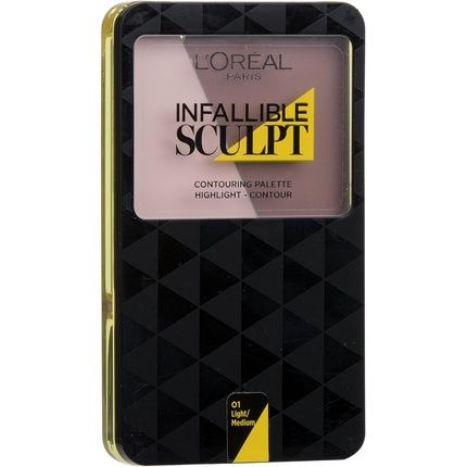 L'Oreal Infallible Sculpt Contour Palette Light Medium 10G - Image 3