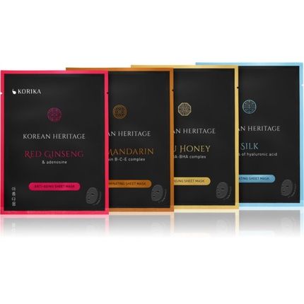 Korika Korean Heritage Sheet Mask Set - Korean Heritage Sheet Mask Set