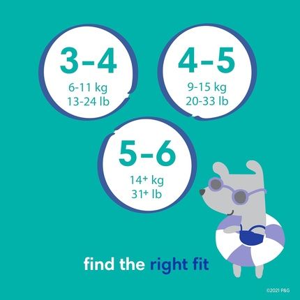 Pampers Splashers Size 4-5 Disposable Swim Nappies 11 Pack 9-15 Kg - Image 3