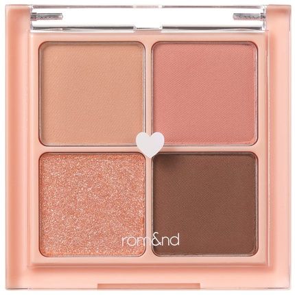 Rom&Nd Better Than Eyes 4 Color Mini Palette 01 Dry Mango Tulip