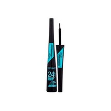 Catrice 24H Brush Liner Waterproof 010 3 Ml Ultra Black Waterproof Eyeliner