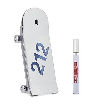 Carolina Herrera 212 Men Heroes Eau De Toilette Spray 90Ml + Eau De Toilette Spray 10Ml Set