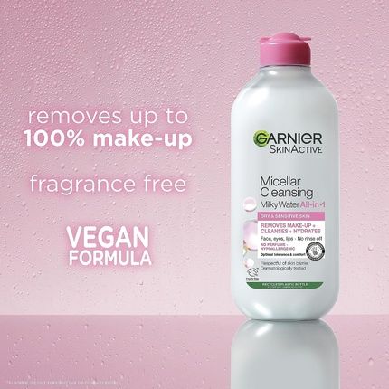 Garnier Micellar Cleansing Water For Dry Skin 400Ml Fragrance Free