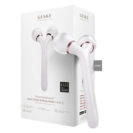 Geske Smartappguidedtm Sonic Facial & Body Roller 4 In 1 Derma Roller