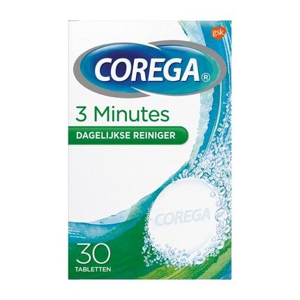 Corega Tablets - 3 Minutes - 30 Tablets