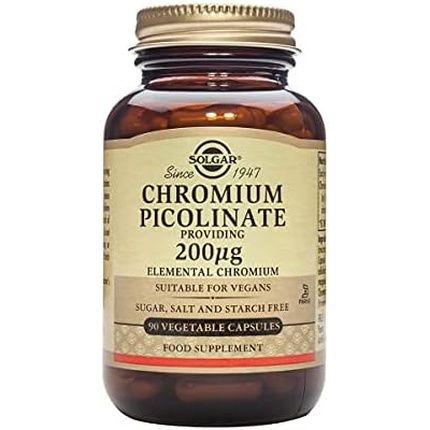 Solgar Chromium Picolinate 200Mcg 90 Capsules - Image 3