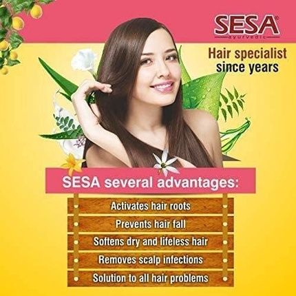 Sesa Ayurvedic Hair Oil 50Ml - Image 3