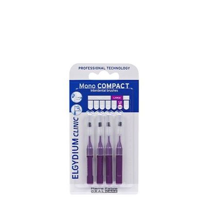 Elgydium Clinic Mono Compact Interdental Brush Purple Iso 5 4 Units