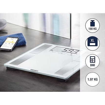 Soehnle Shape Sense Connect 100 Bluetooth Body Scale With Bia Premium Body Analysis And Large Lcd Display - Image 3
