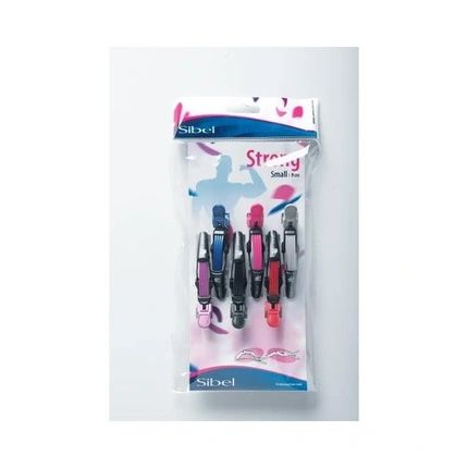 Sibel Sib Crocodile Clips 9Cm Mixed Colors X6