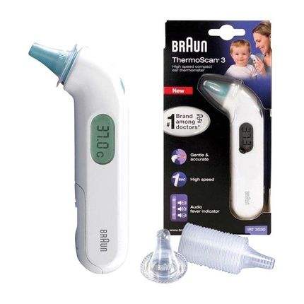 Braun Thermoscan Ear Thermometer Irt3030 Accurate And Fast Temperature Measurement