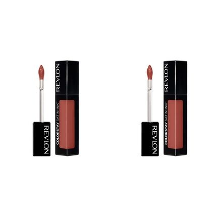Revlon Colorstay Satin Ink Longwear Liquid Lipstick With Black Currant Seed Oil 006 Eyes On You 0.17 Fl Oz