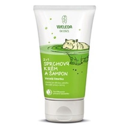 Weleda 2 In 1 Shower Cream And Shampoo Cheerful Lime 150 Ml