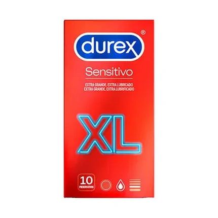 Durex Sensitivo Xl 10 Condoms Extra Soft And Sensitive