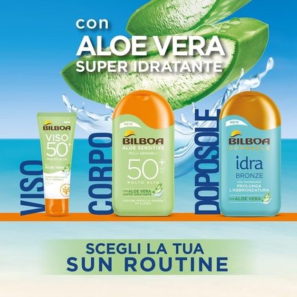 Bilboa Aloe Sensitive Body Sunscreen Spf 30 High Sun Spray For Sensitive Skin Formula With Aloe Vera Alcohol-Free Waterproof 250Ml - Image 3