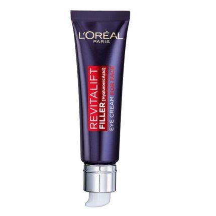 L'Oreal Paris Revitalift Filler Eye Cream + Face Cream Hyaluronic Acid Eye Cream For Face 30Ml