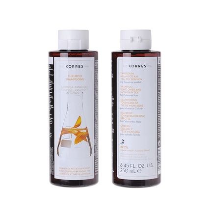 Korres Sunflower And Mountain Tea Shampoo For Colored Hair 250Ml