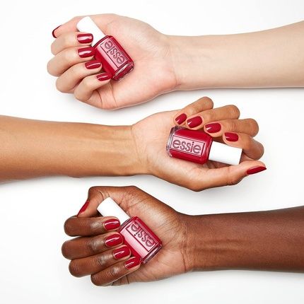 Essie Original High Shine And High Coverage Nail Polish Creamy Bright Red Colour Shade 55 A-List 13.5Ml - Image 3